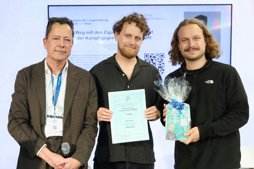 Erster Platz beim Medienpreis der Deutschen Lungenstiftung 2026